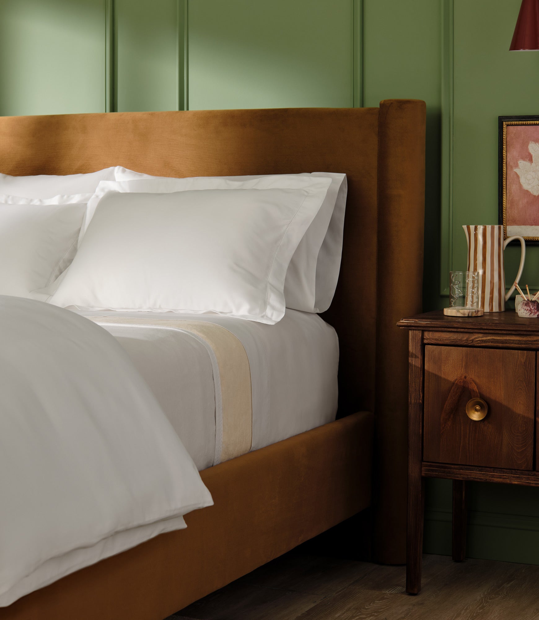 Clara Sateen Duvet Cover Set - Soft & Luxurious 100% Cotton Bedding - Queen Size (Includes Duvet Cover & Pillowcases) - Perfect for Master Bedroom, Guest Room & Hotel Stays