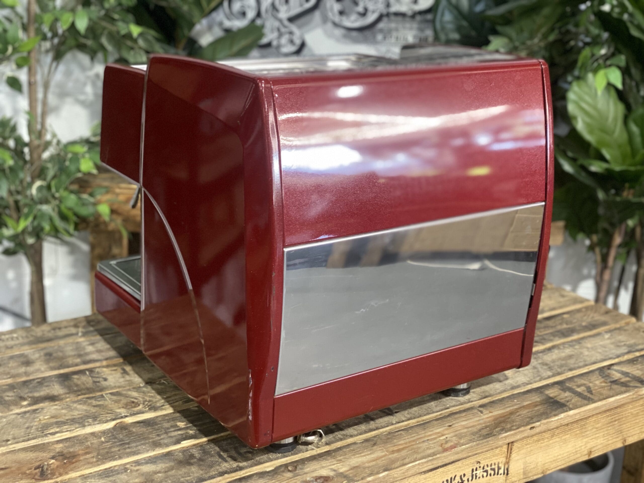 CMA 1 Group Red Espresso Coffee Machine - Professional Commercial Grade Espresso Maker for Home & Cafe Use | Perfect for Coffee Shops, Restaurants & Home Baristas