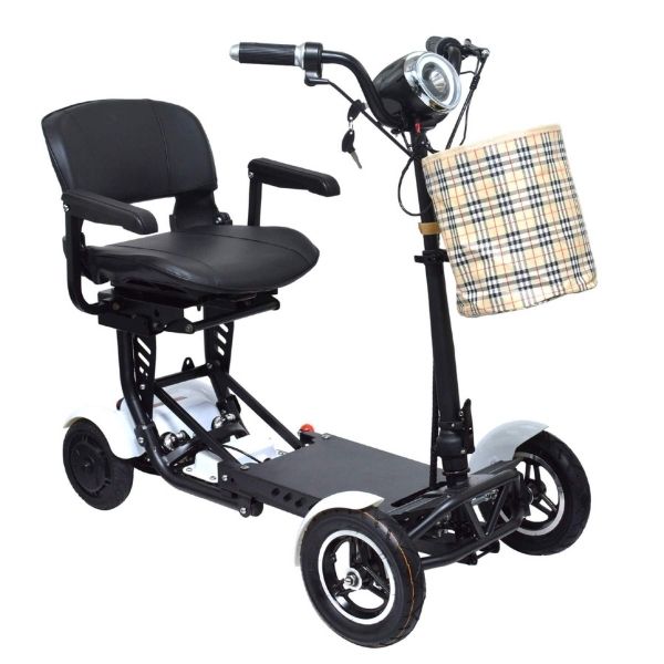 ComfyGo MS 3000 Plus Foldable Mobility Scooter for Seniors & Adults - Lightweight Electric Wheelchair with Long Battery Life - Perfect for Indoor & Outdoor Use, Shopping, Travel & Daily Mobility