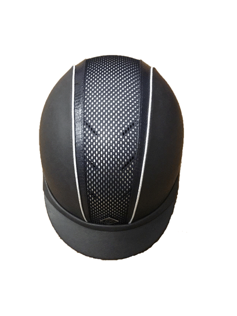 Charles Owen Ayr8 Equestrian Riding Helmet - Premium Leather Look Horseback Riding Hat for Safety & Style - Perfect for Dressage, Show Jumping & Trail Riding