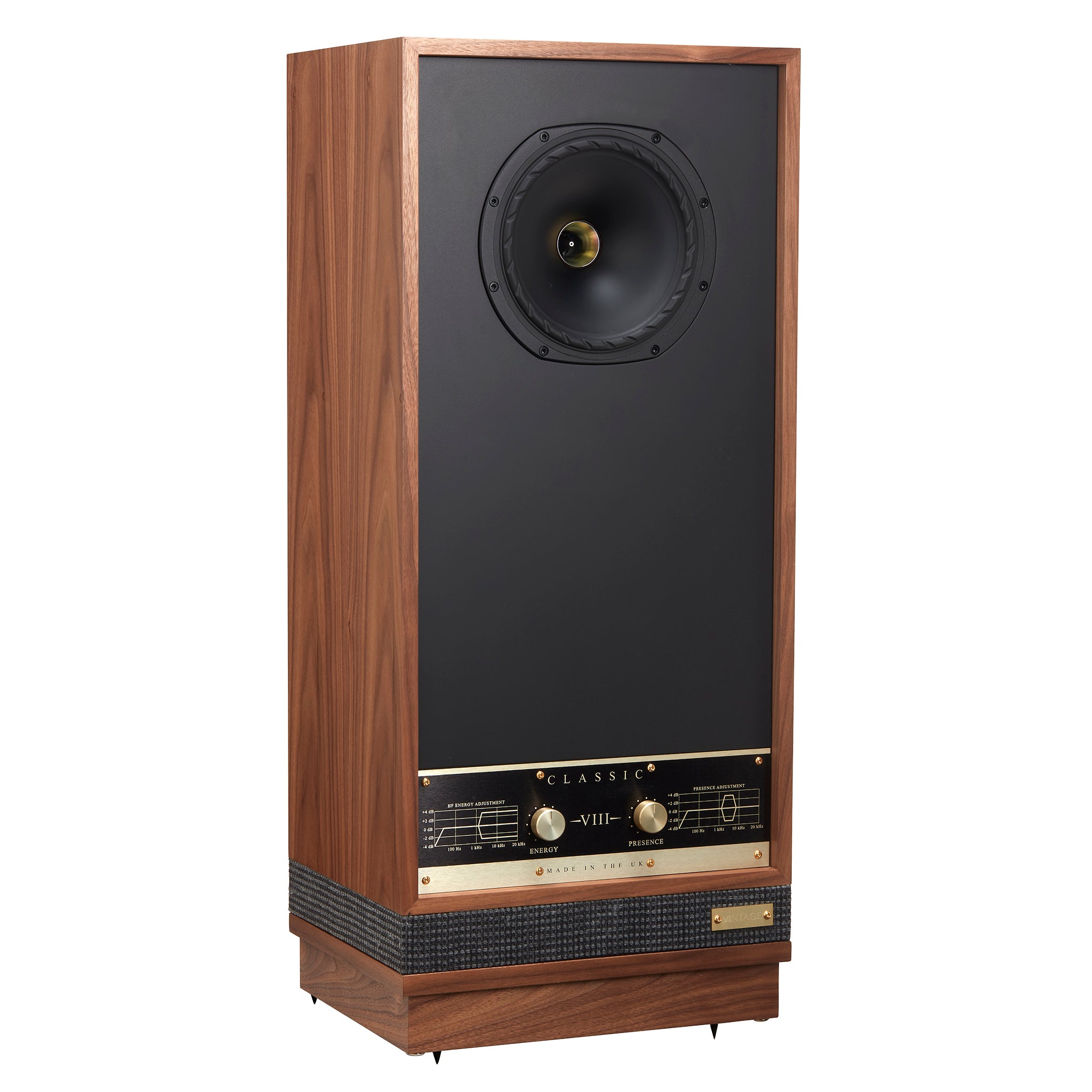Fyne Audio Vintage Classic VIII Floorstanding Loudspeakers - Premium Hi-Fi Stereo Speakers for Home Theater & Music Listening (Pair) - Perfect for Living Rooms, Home Theaters & Audiophile Setups