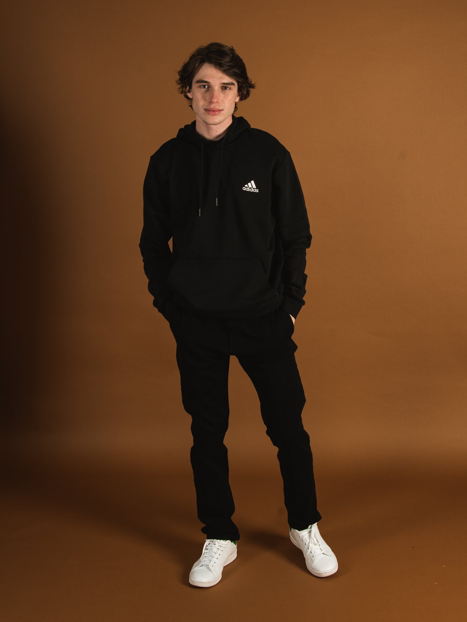 Adidas FeelCozy Hoodie for Men & Women - Soft Fleece Pullover with Kangaroo Pocket - Perfect for Casual Wear, Gym & Outdoor Activities