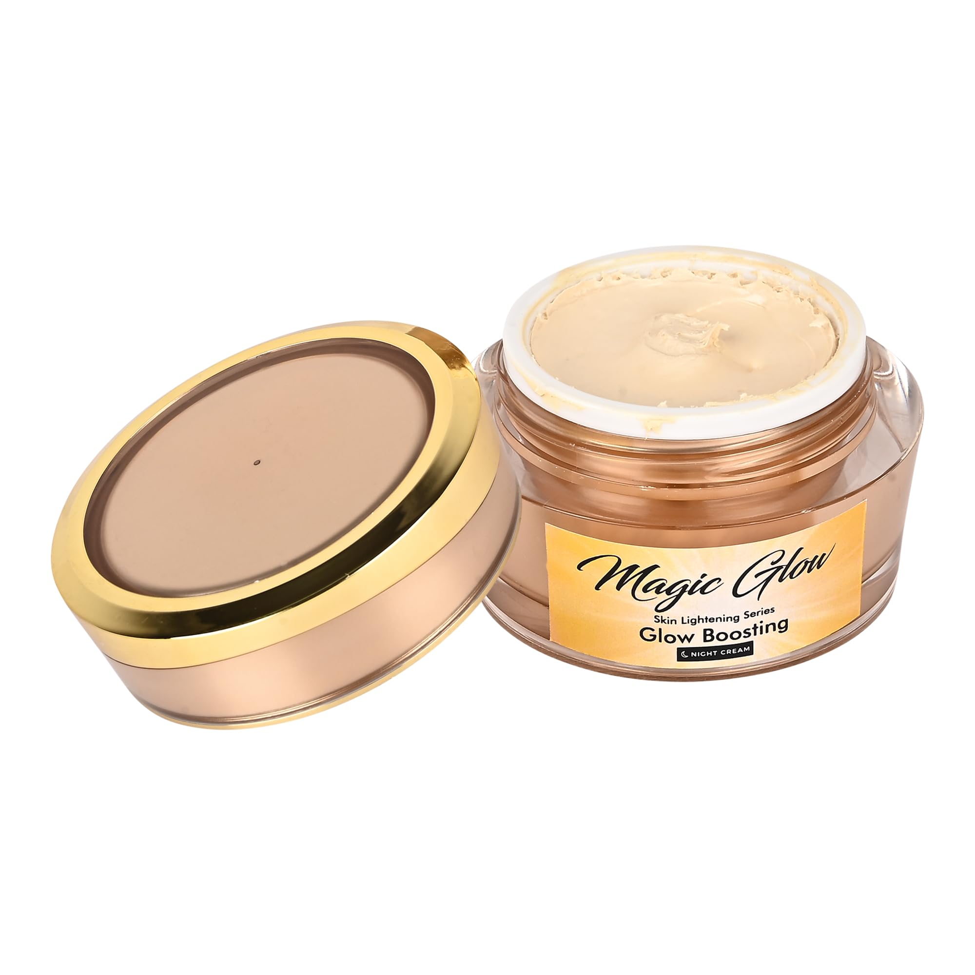Magic Glow Instant Skin Whitening & Brightening Night Cream - Dark Spot Corrector for Face & Body | Hydrating & Even Skin Tone | Perfect for Nighttime Skincare Routine