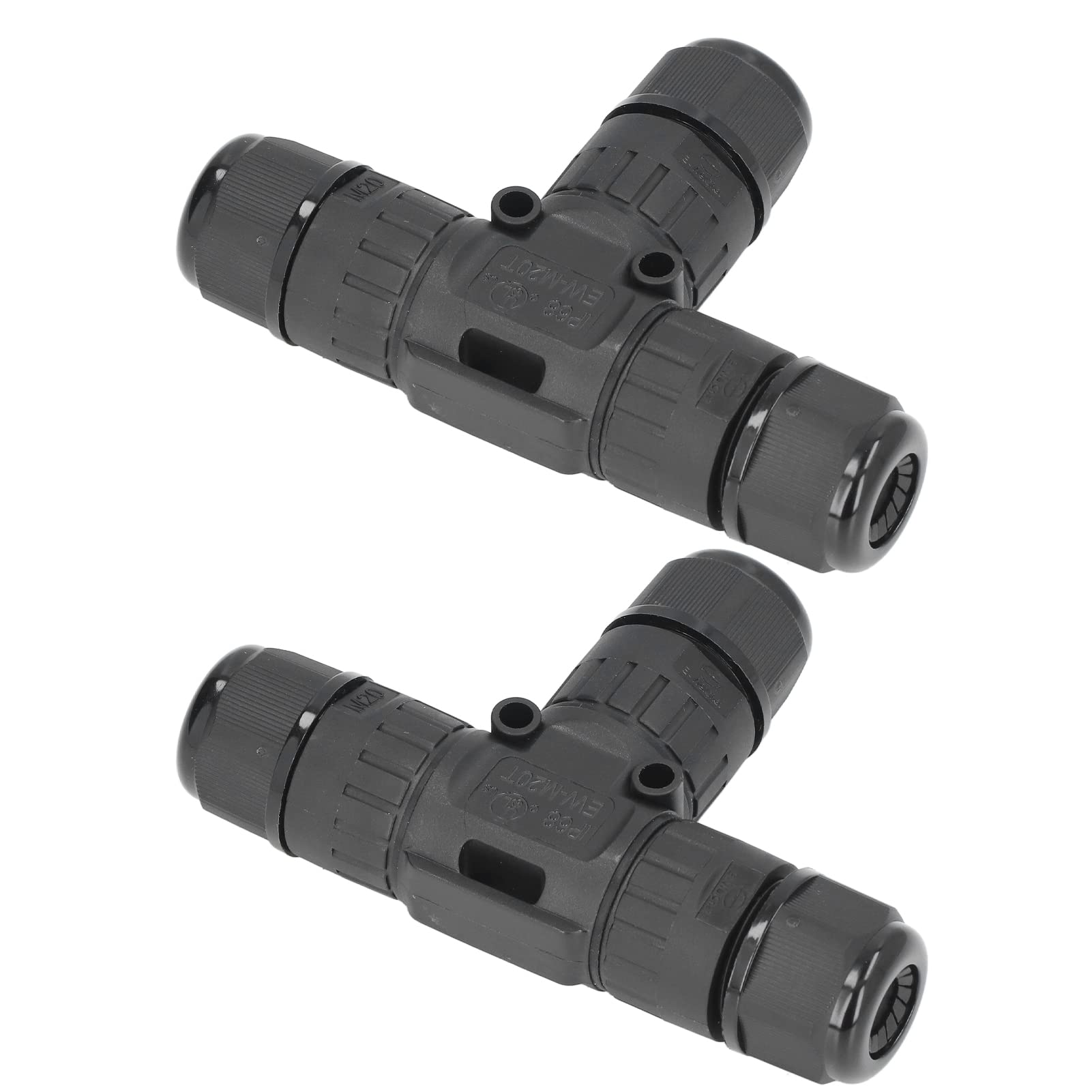3-Way IP68 Waterproof Junction Box Connector - Durable & Reliable Electrical Splice for Outdoor, Marine & Underground Wiring