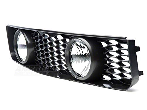 GT Style Pony Delete Grille with Fog Lights for 2005-2009 Ford Mustang V6 | Upgrade Front Grille for Enhanced Style & Airflow | Perfect for Car Shows & Performance Upgrades