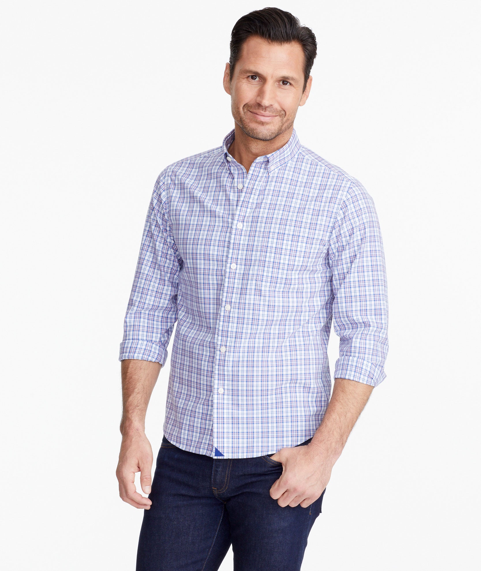 Wrinkle-Free Andradas Dress Shirt for Men - Comfortable Business Casual Office Wear - Final Sale
