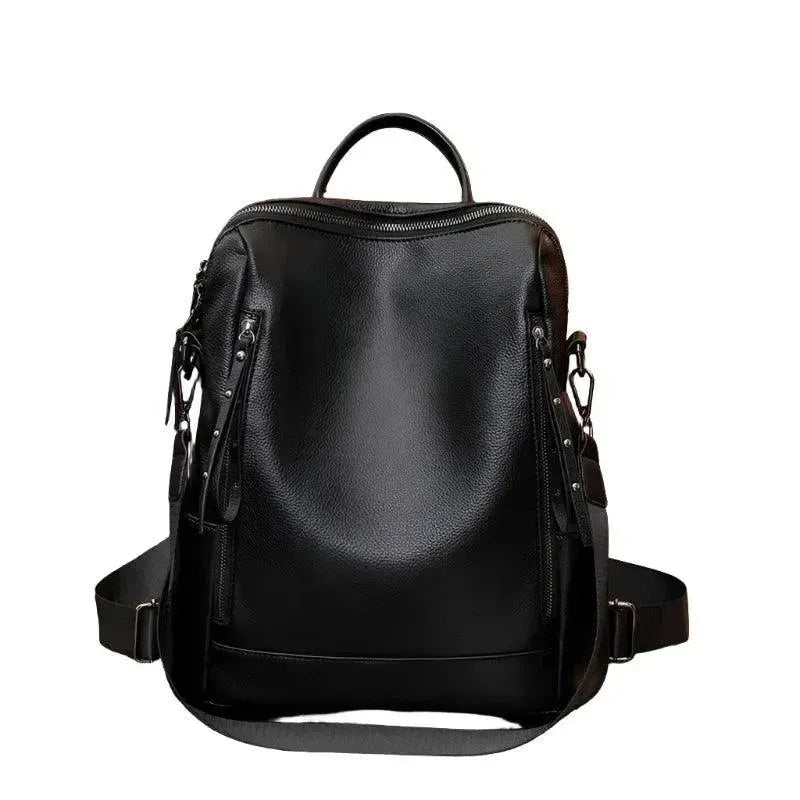 Genuine Leather Women's Backpack - Stylish & Durable Laptop Bag for Work, Travel & College | Perfect for Professionals & Students
