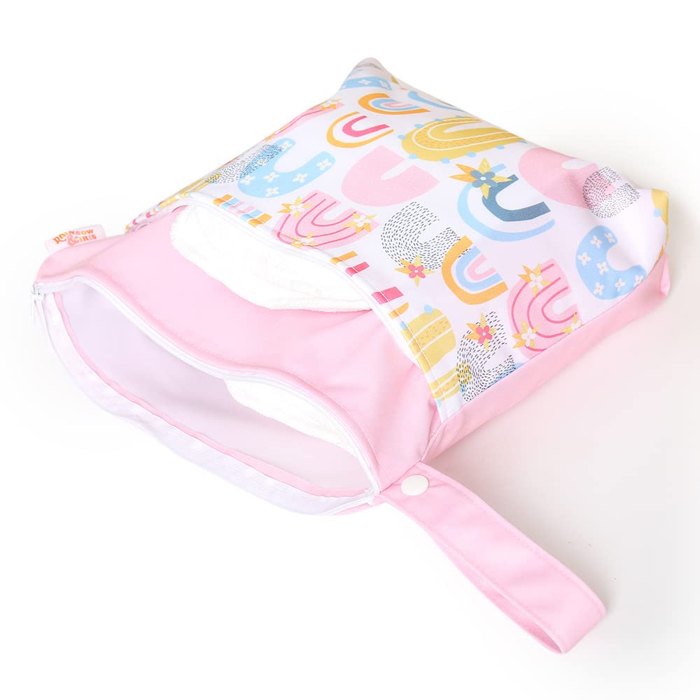 Lmbabter Baby Diaper Wet Dry Bag 3PCS - Nappy Organizer for Stroller & Travel