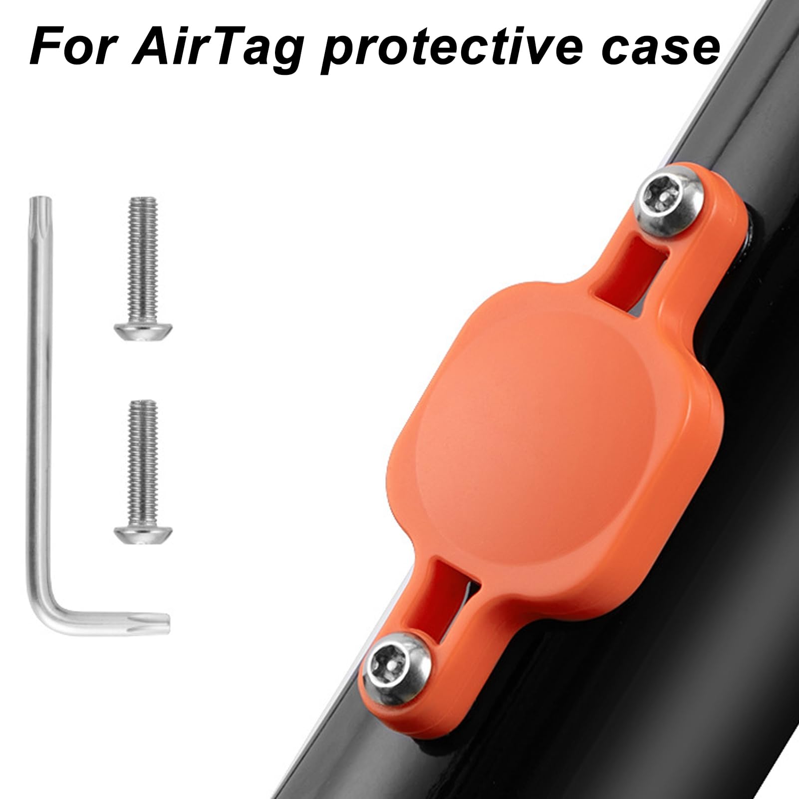 AirTag Bike Mount - Hidden GPS Tracker Holder for Bicycle Anti-Lost | Cycling Safety Accessories