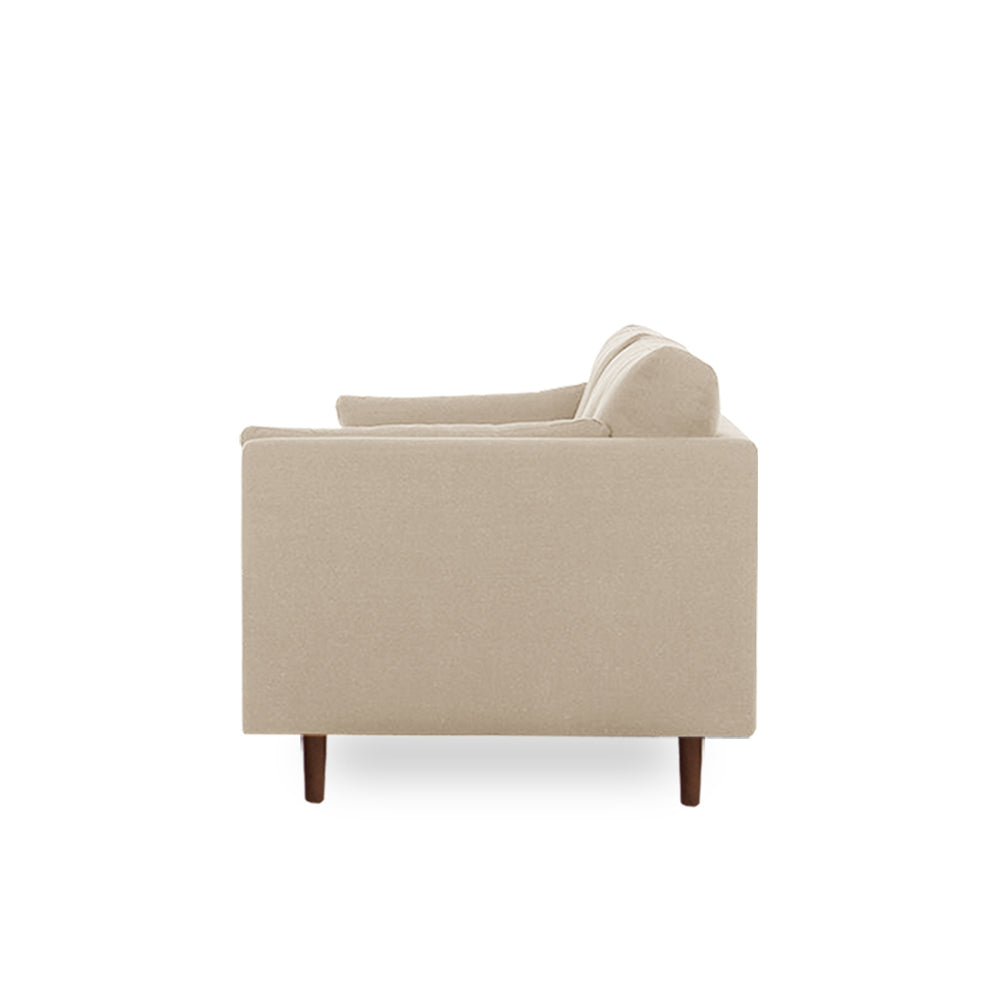 Londale 3-Seater Sofa - Modern Fabric Couch for Living Room, Comfortable Sectional Sofa Bed for Small Spaces - Perfect for Apartments, Dorms & Home Theater Seating