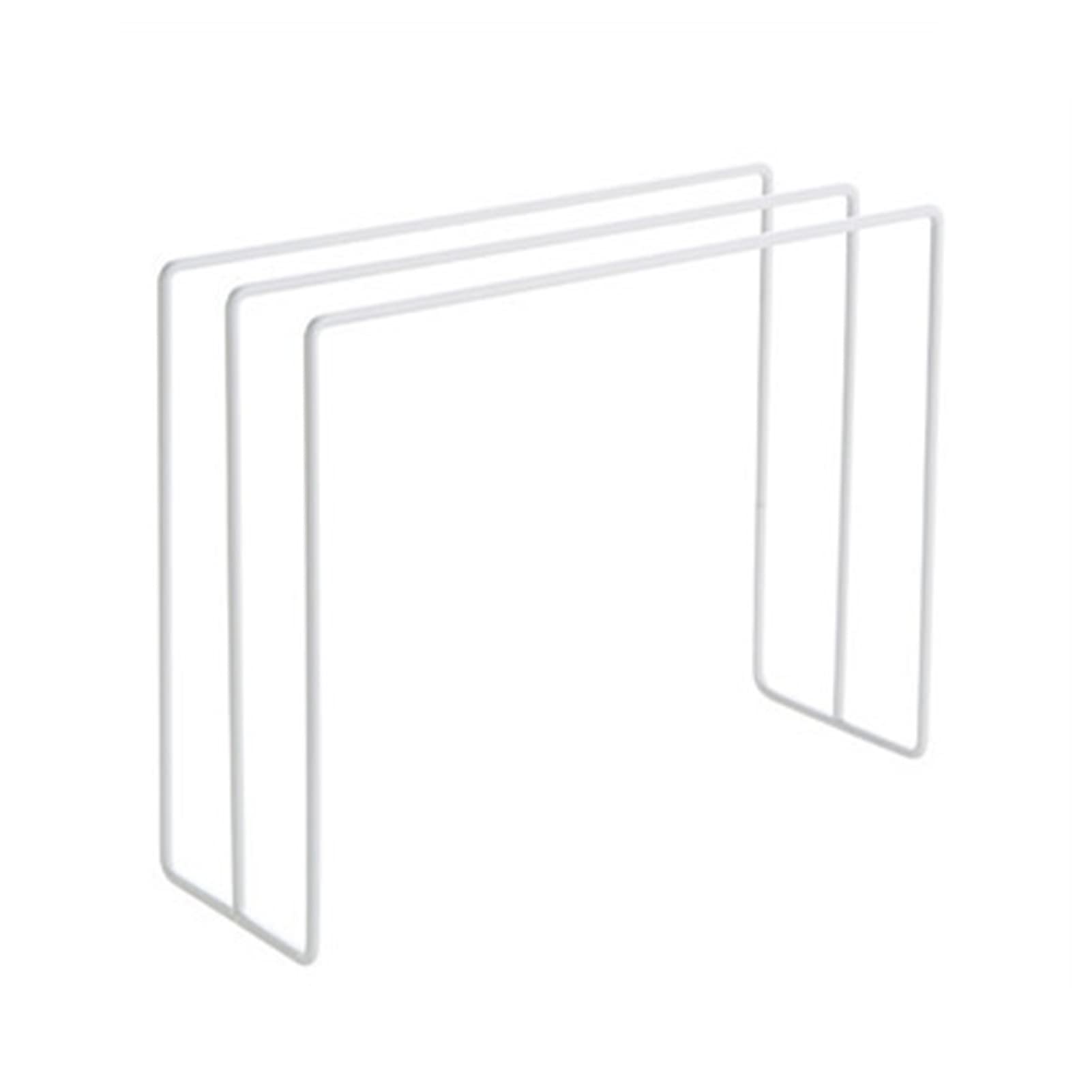 Stainless Steel Dishcloth Drying Rack for Kitchen Countertop - Foldable Sink Tray & Towel Holder - Compact Storage Organizer for Dish Cloths, Rags & Hand Towels (White) | Perfect for Small Kitchens, Apartments & RVs