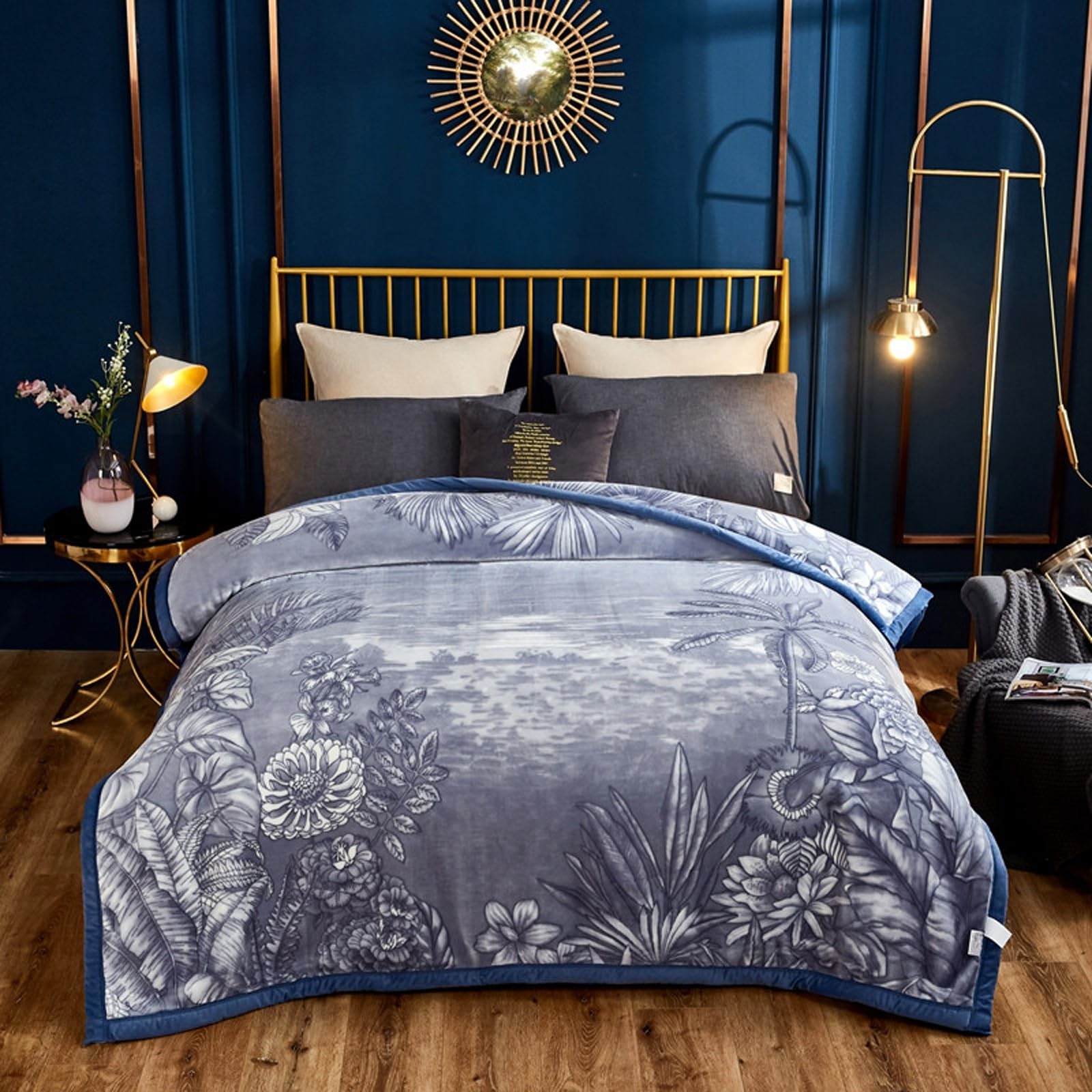 LGYKUMEG 9lb Weighted Blanket King Size 79×91