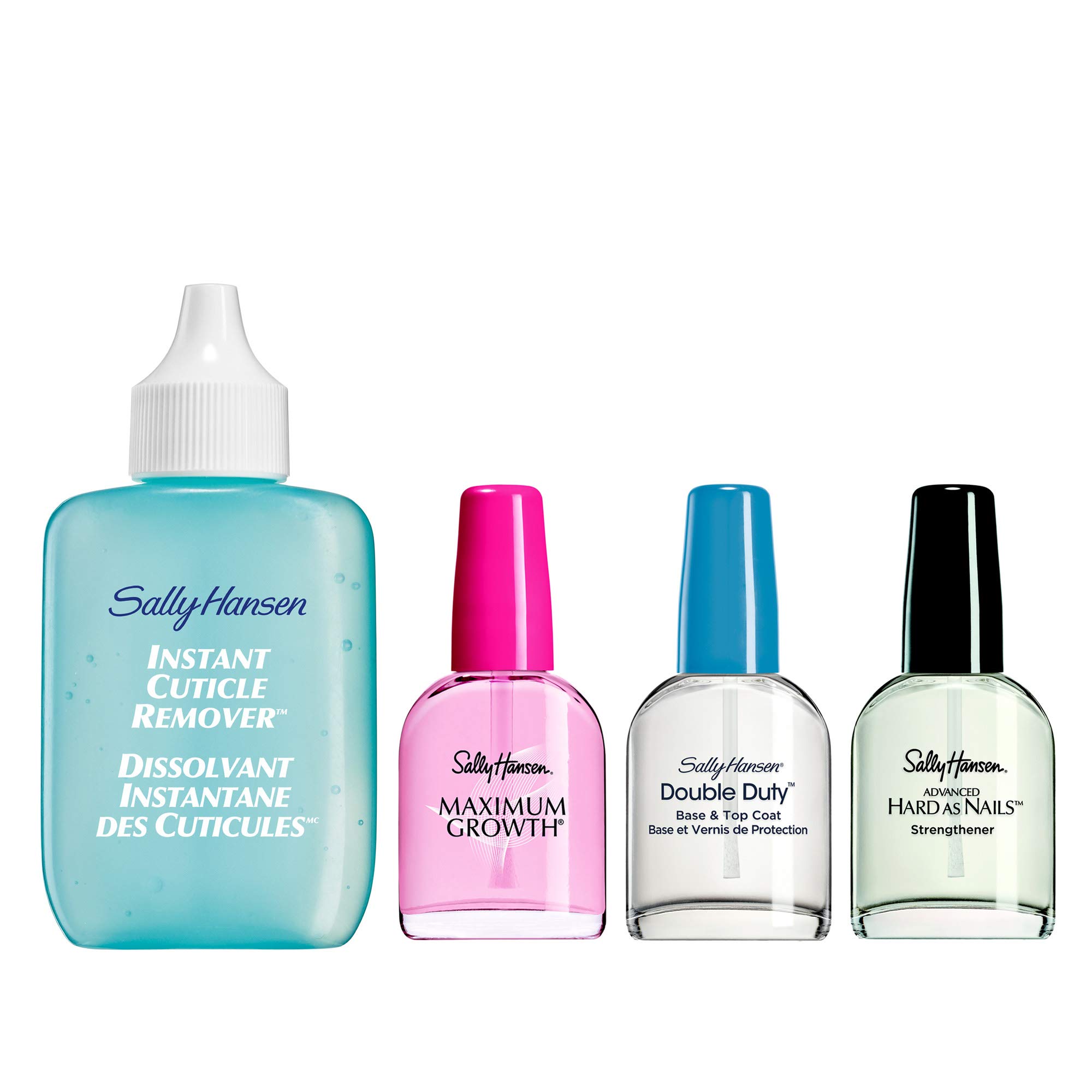 Sally Hansen Instant Cuticle Remover Gel - 29.5ml | Hard As Nails Nylon Nail Treatment | Strengthening Base & Top Coat | Easy Cuticle Care for Salon-Quality Manicures at Home