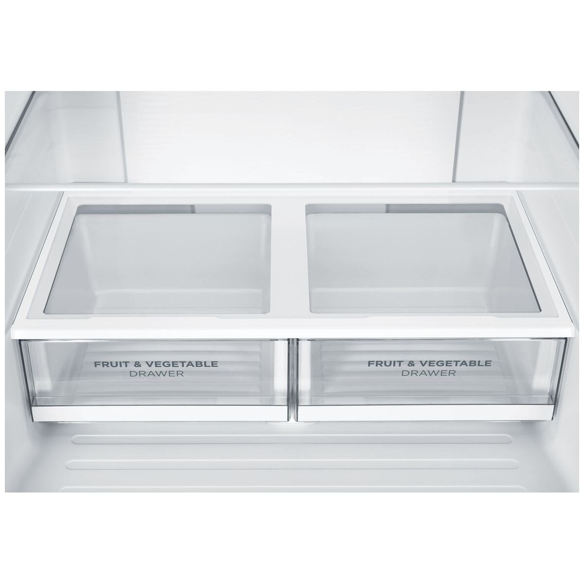 Westinghouse 496L French Door Refrigerator with Ice Maker - Stainless Steel WQE4900AA - Energy Efficient Large Capacity Fridge for Modern Kitchen & Open Plan Living Spaces