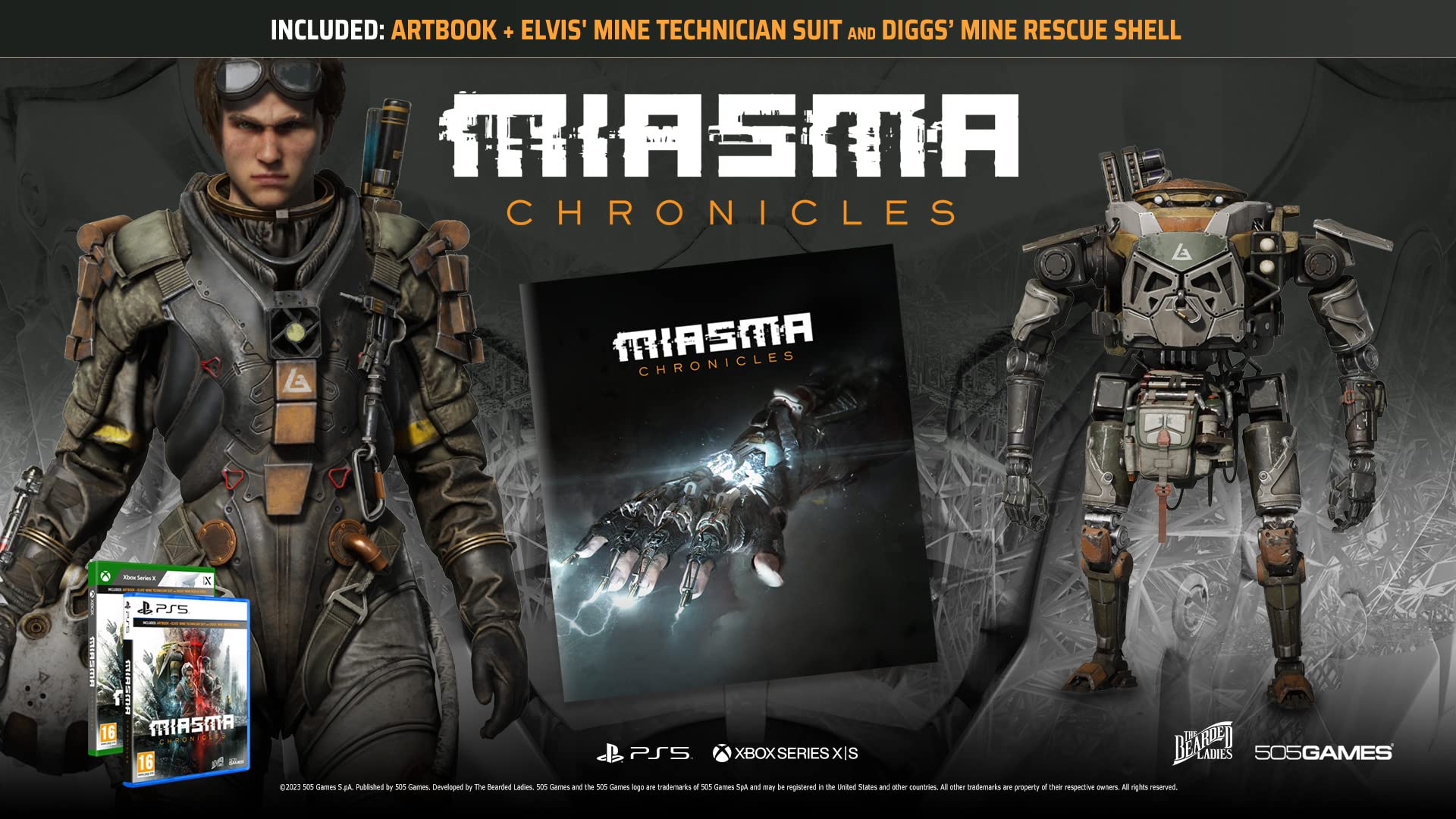 Miasma Chronicles PS5 Game - Action RPG Adventure for PlayStation 5 | Post-Apocalyptic Sci-Fi Story | Perfect for Solo Gamers & RPG Fans