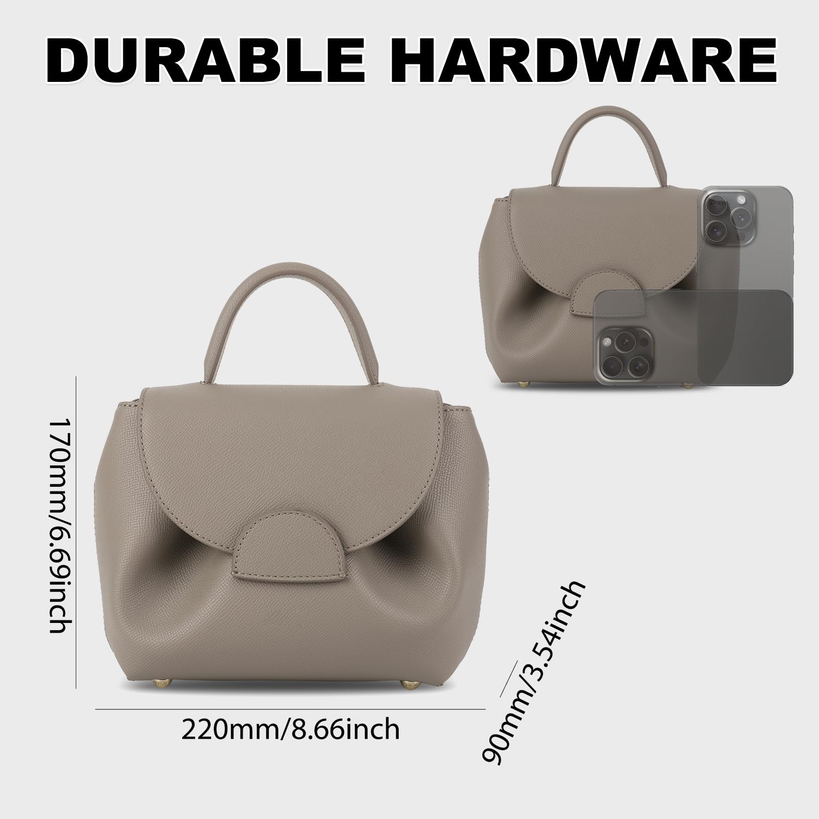 Stylish Women's Small Crossbody Bag - Lightweight Phone Purse with Top Handle, Trendy Shoulder Bag for Daily Use, Dating, Shopping & Travel | Perfect Gift for Her