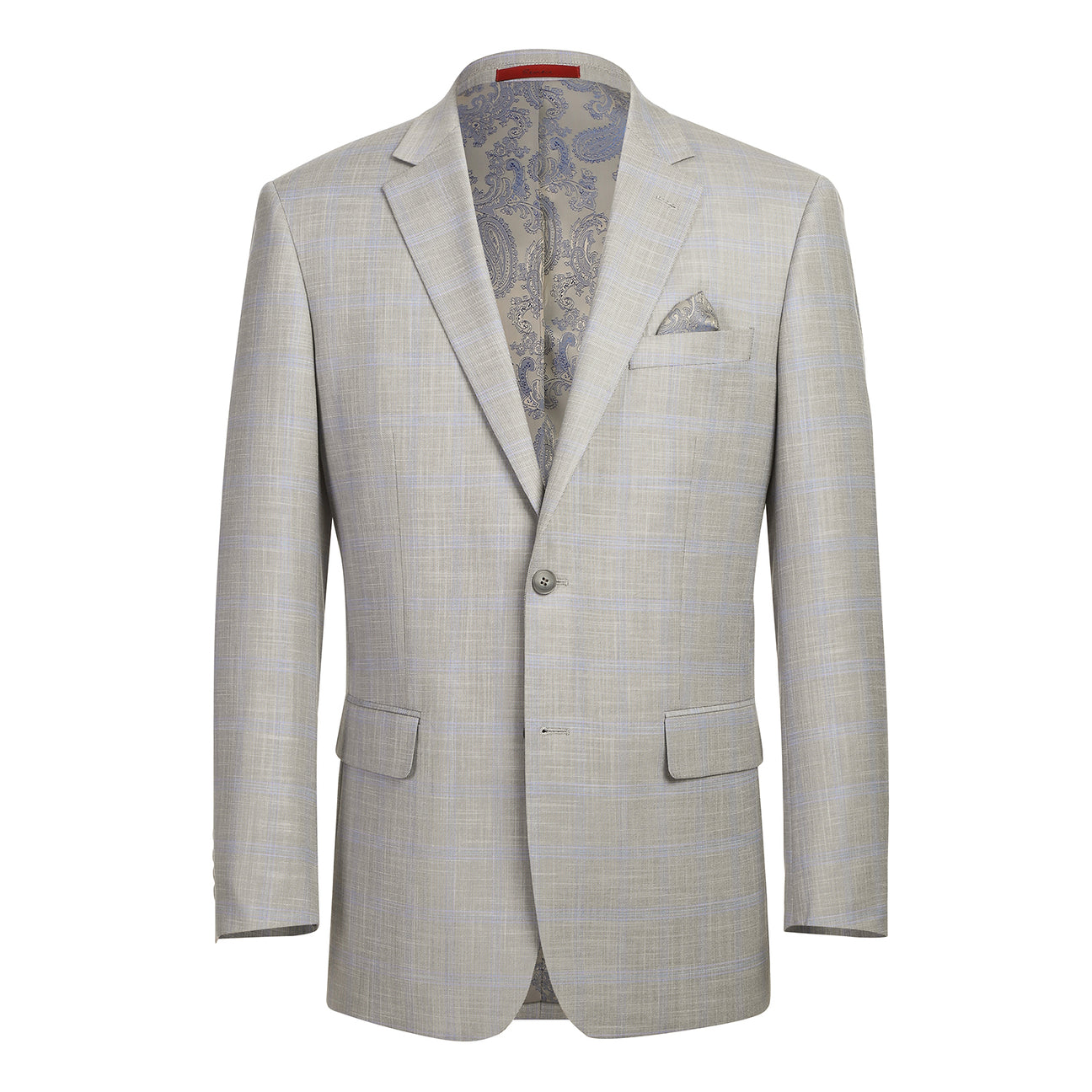 Alessandro Vitello by Renoir Classic Fit Gray Suit - Size 53 | Premium Men's Business Attire for Office, Weddings & Formal Events