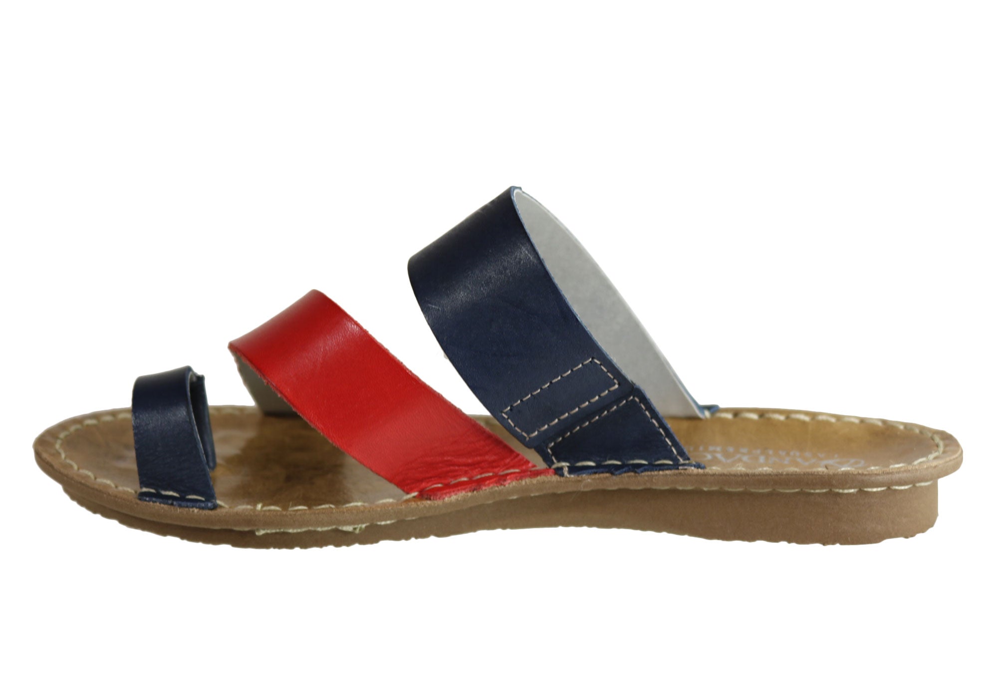 Andacco Felica Women's Comfort Leather Thongs Sandals - Handmade in Brazil - Perfect for Beach, Pool & Summer Vacations