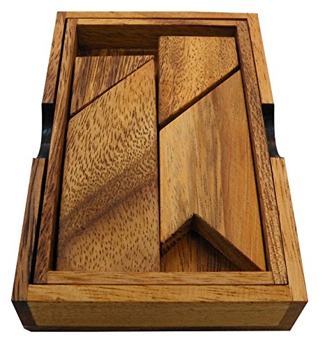 Wooden T Letter Puzzle - Brain Teaser Game for Adults & Kids, Educational STEM Toy for Problem Solving & Logic Skills - Perfect for Classroom, Office, and Family Game Night