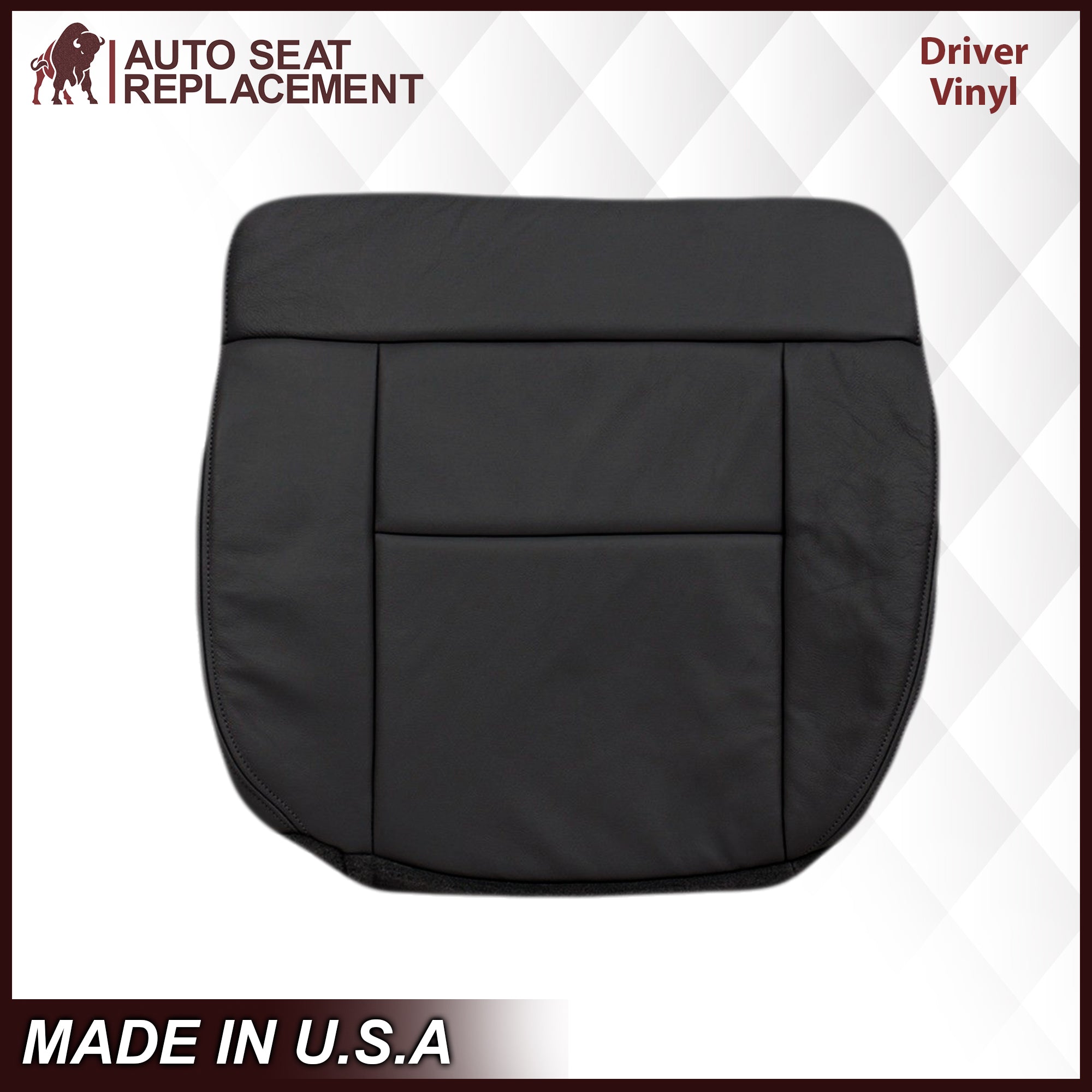 2004-2008 Ford F150 Seat Covers - Premium Black Leather or Vinyl Protection for Truck Seats | Perfect for Daily Commuting, Road Trips & Off-Road Adventures