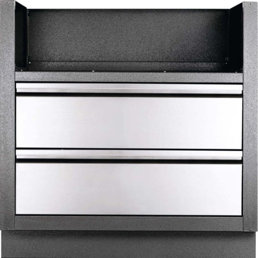 Napoleon Oasis IM UGC32 CN Stainless Steel Under Grill Cabinet for BIG32 & BI32 Series - Perfect for Outdoor Kitchen Storage & BBQ Grill Organization