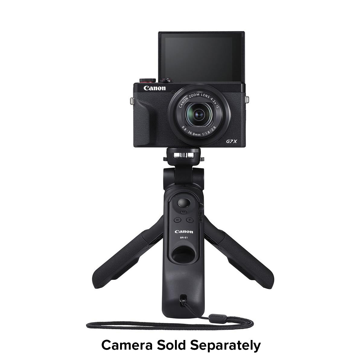 Canon Tripod Grip HG 100TBR - Professional Camera Tripod Stand with Adjustable Height for DSLR & Mirrorless Cameras - Perfect for Travel, Vlogging, and Outdoor Photography