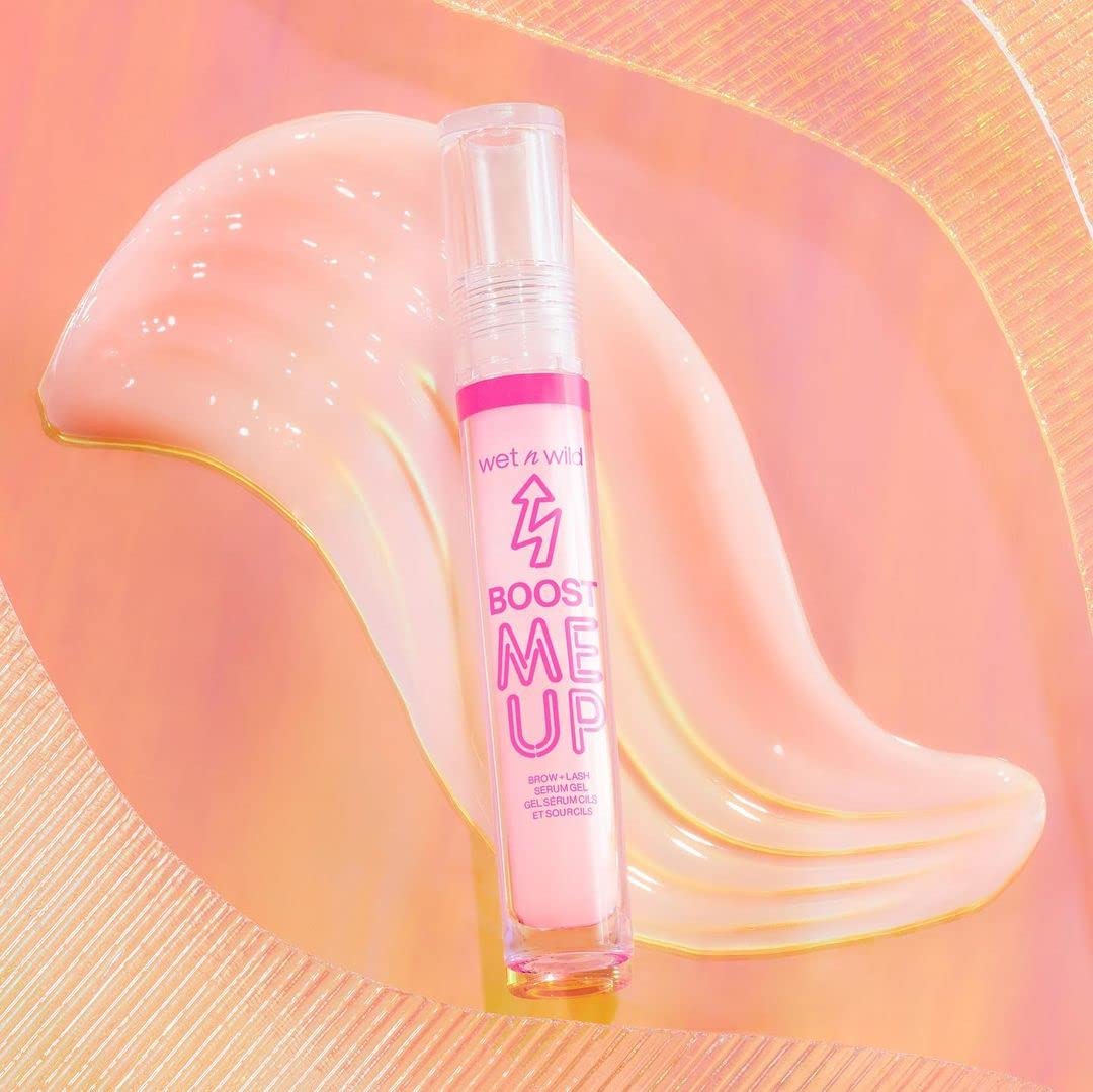 Wet n Wild Boost Me Up Brow & Lash Growth Serum - Natural Eyelash & Eyebrow Enhancer for Thicker, Fuller Lashes & Brows | Perfect for Daily Beauty Routine & Nighttime Care