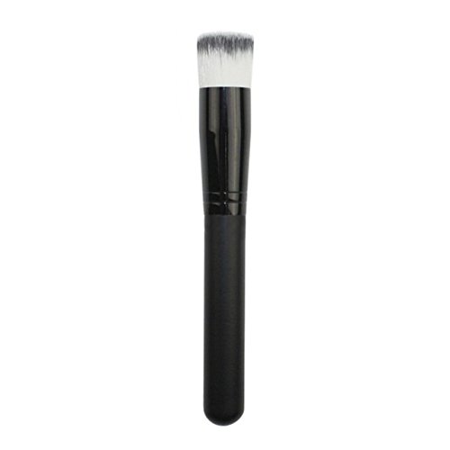 Professional Black Concealer Brush - Multipurpose Foundation & Blush Makeup Brush for Flawless Application | Perfect for Contouring, Highlighting & Everyday Makeup (WD2)