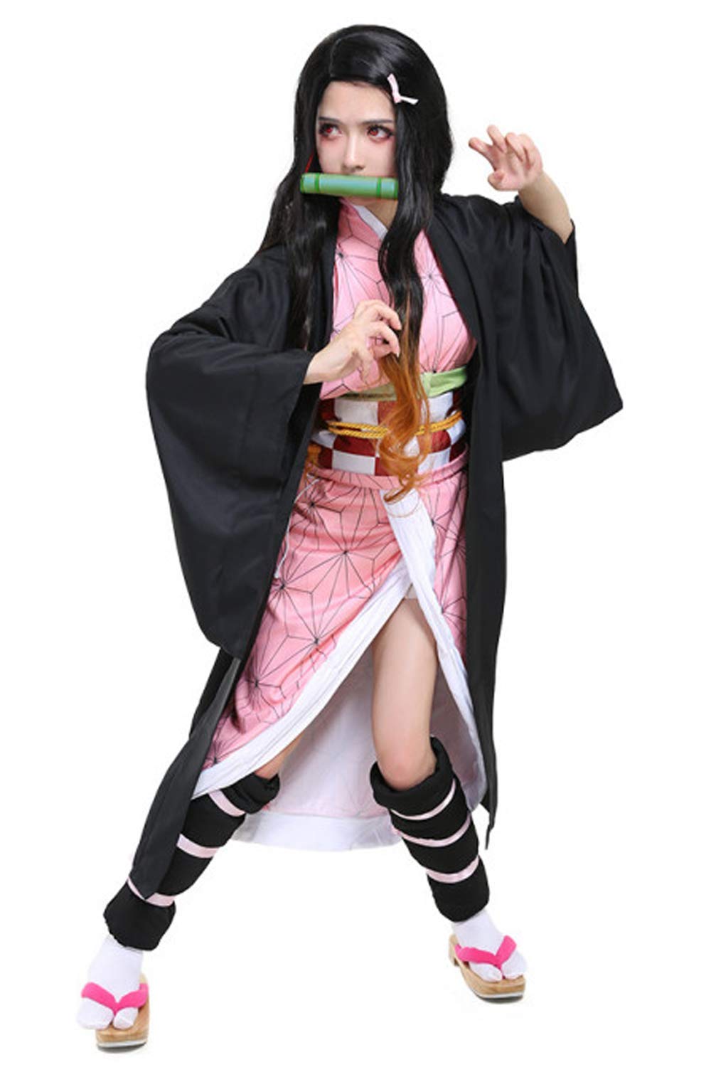 Thundervolt Kimono Cosplay Costume - Japanese Anime Outfit for Halloween, Cosplay Events & Themed Parties | Authentic Samurai Robe for Anime Fans & Lovers