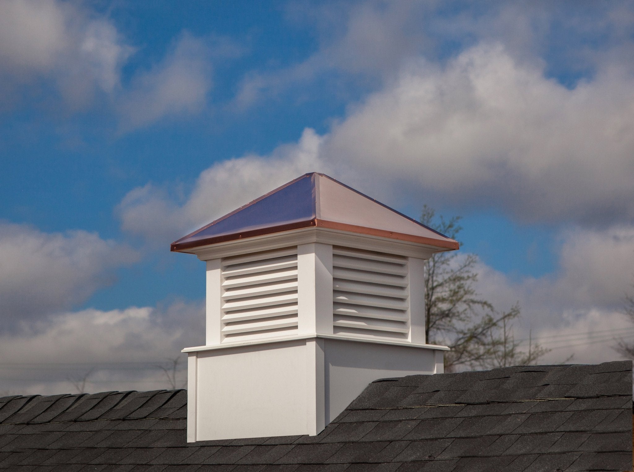 Cornwall Vinyl Cupola - Weatherproof Decorative Roof Vent for Home & Garden - Perfect for Barns, Sheds, and Outdoor Structures