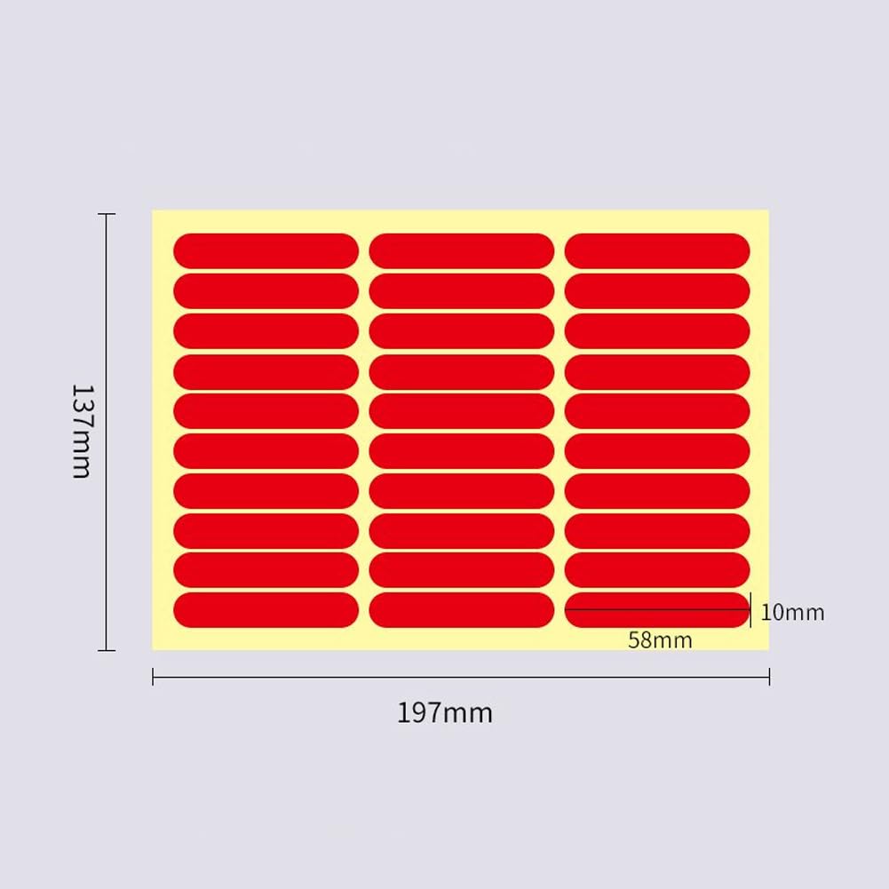 300 PCS Double Sided Nail Art Adhesive Tape Strips - Clear with Red Film (58x10mm) for Nail Tip Display, Nail Art Mounting & Salon Nail Fixing | Perfect for DIY Manicures, Nail Art Designs & Professional Salon Use
