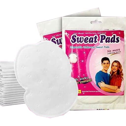 KIRA Disposable Underarm Sweat Pads for Men & Women - Sweat Proof, Odor Control & Stain Protection (10 Pads/Pack) - Perfect for Gym, Work & Daily Activities