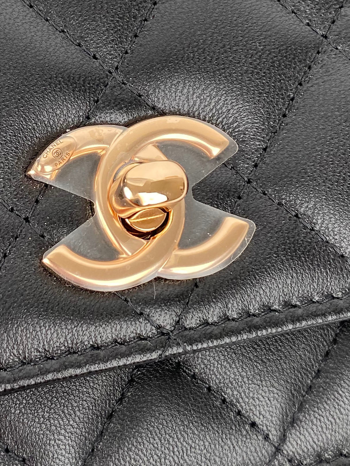 Chanel Black Trendy Wallet on Chain with Rose Gold Hardware - Stylish Crossbody Bag for Women, Perfect for Evening Parties, Date Nights & Special Occasions