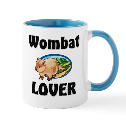 White/Blue Inside - Wombat Lover Mug