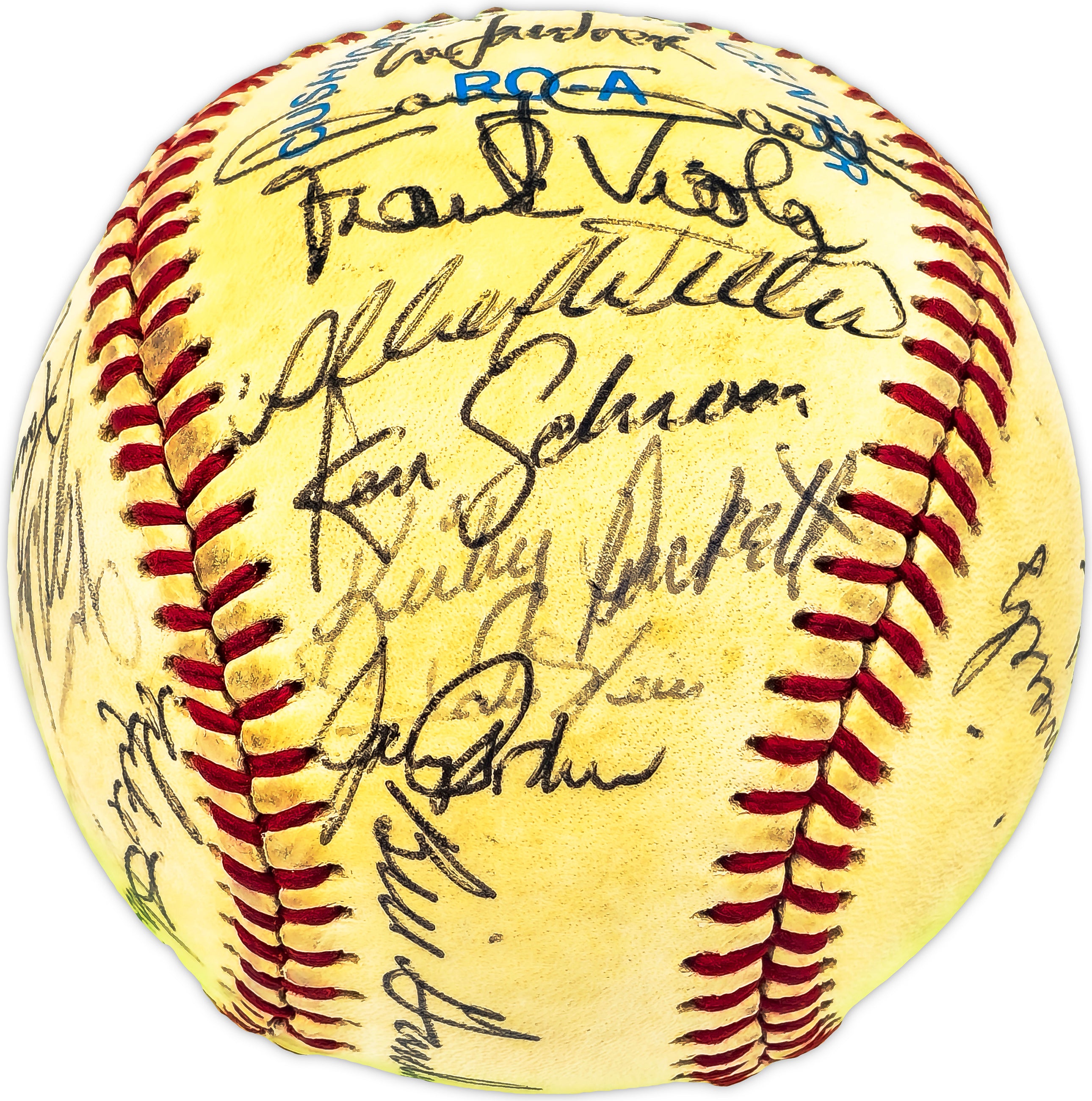 1984 Minnesota Twins Team Signed Autographed Official AL Baseball - 31 Signatures Including Kirby Puckett Rookie (Beckett BAS #AD78201) - Perfect for Sports Memorabilia Collectors & Baseball Fans Display