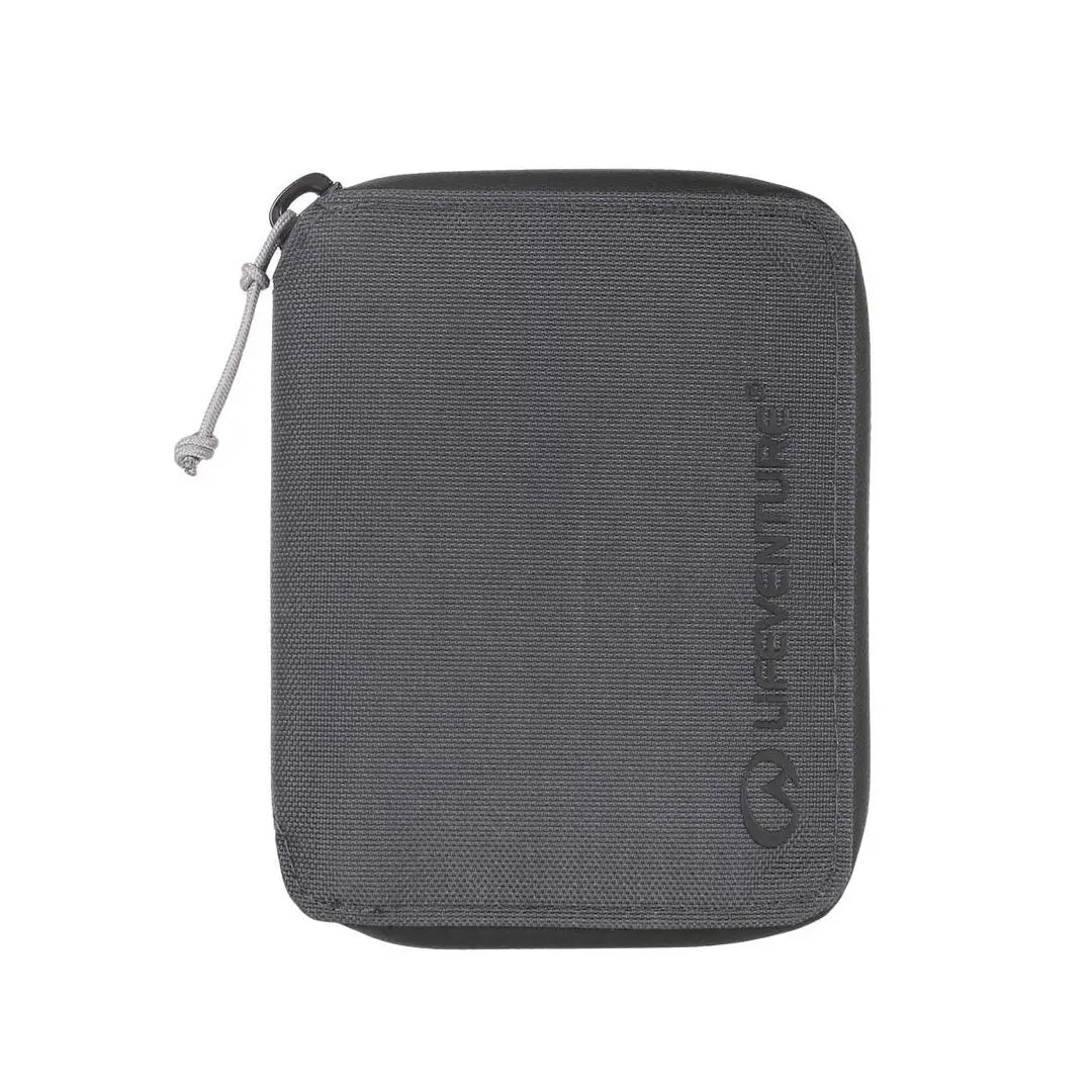 Lifeventure RFID Zipped Bi-Fold Wallet - Secure Travel & Everyday Use - Slim RFID Blocking Leather Wallet for Men & Women