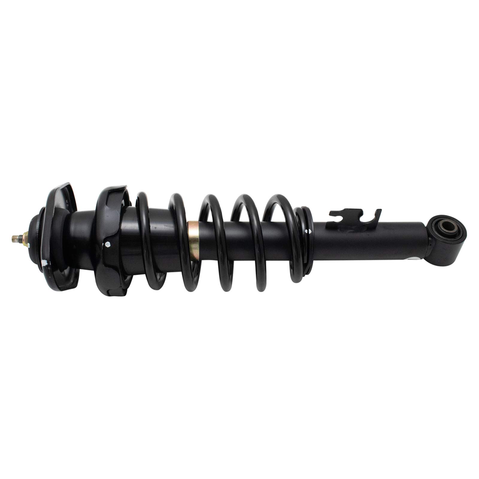 TRQ Rear Left Shock and Spring Strut Assembly - Compatible with 2002-2006 Mini Cooper (Driver Side) | Replacement Suspension Part for Smoother Ride & Better Handling | Perfect for City Driving and Road Trips