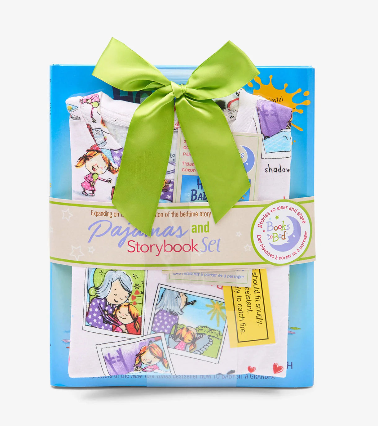 Books To Bed: How To Babysit A Grandma Book and Pajama Set - Perfect for Bedtime Stories & Grandma-Grandchild Bonding