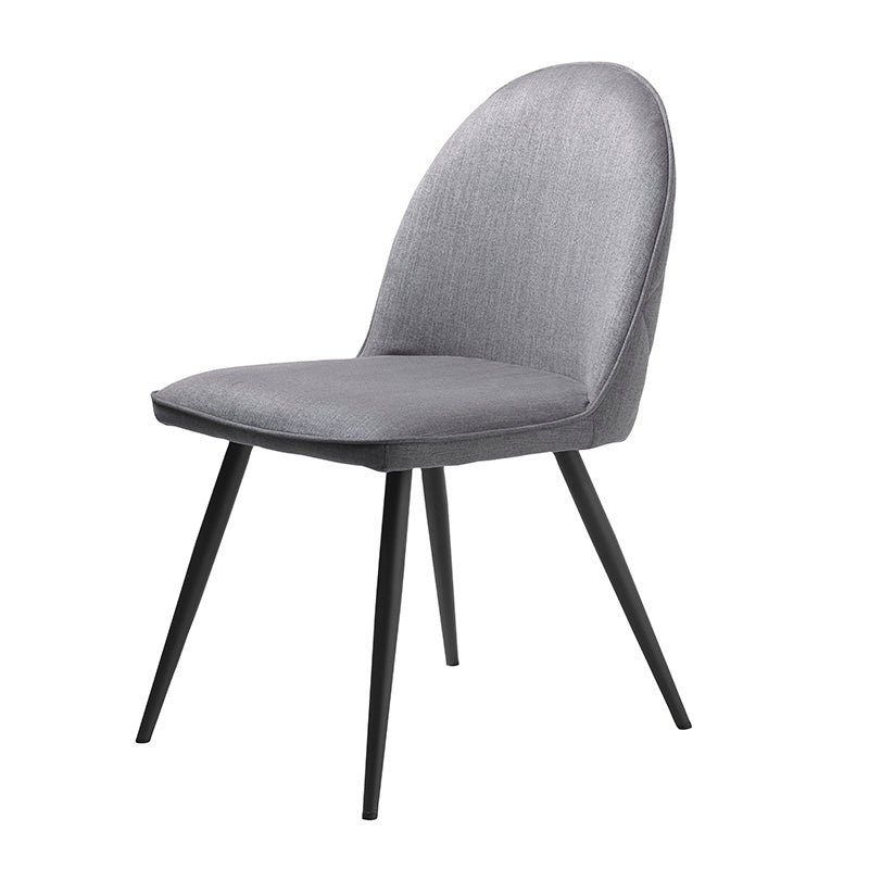 MINTO Modern Grey Dining Chair - Comfortable & Stylish for Kitchen, Dining Room, and Home Office Use