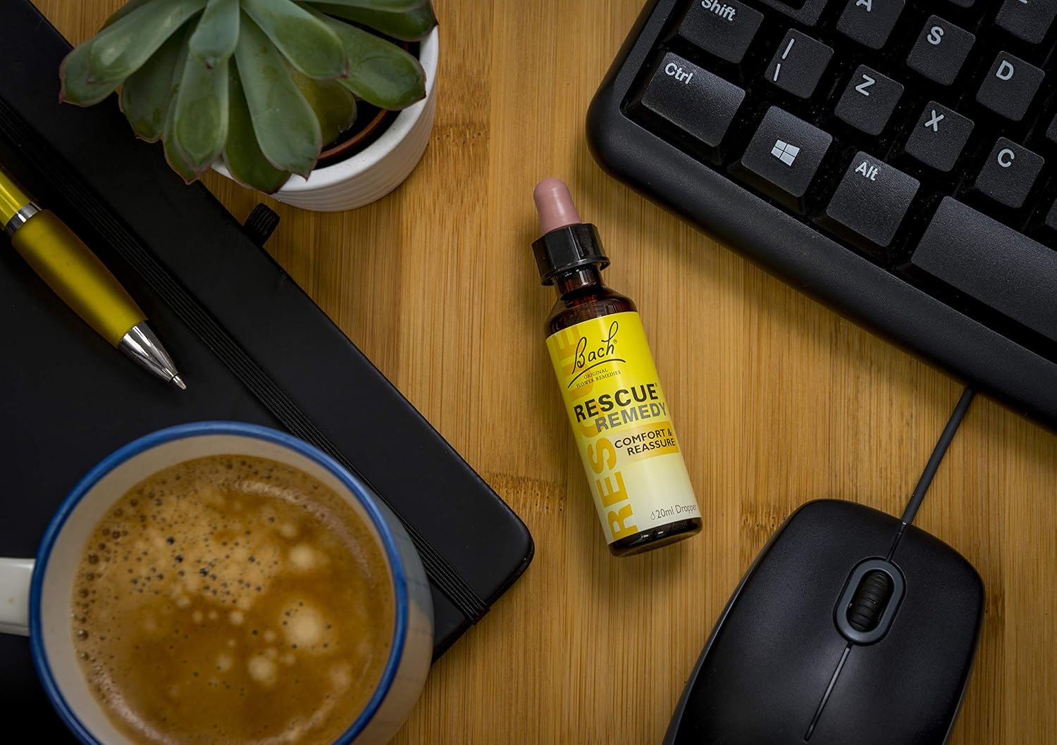 Bach Rescue Remedy Natural Stress Relief Drops - 10ml Herbal Flower Essence for Anxiety & Emotional Balance - Perfect for Travel, Work & Daily Stress Management