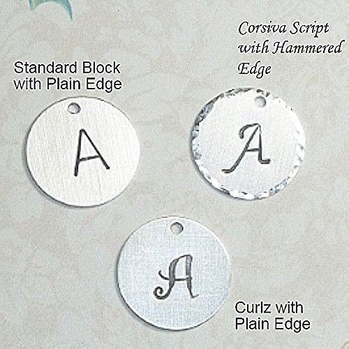 Personalized Flamingo Initial Charm Necklace - Sterling Silver Hand Stamped Jewelry for Women - Perfect Gift for Birthday, Anniversary & Everyday Wear