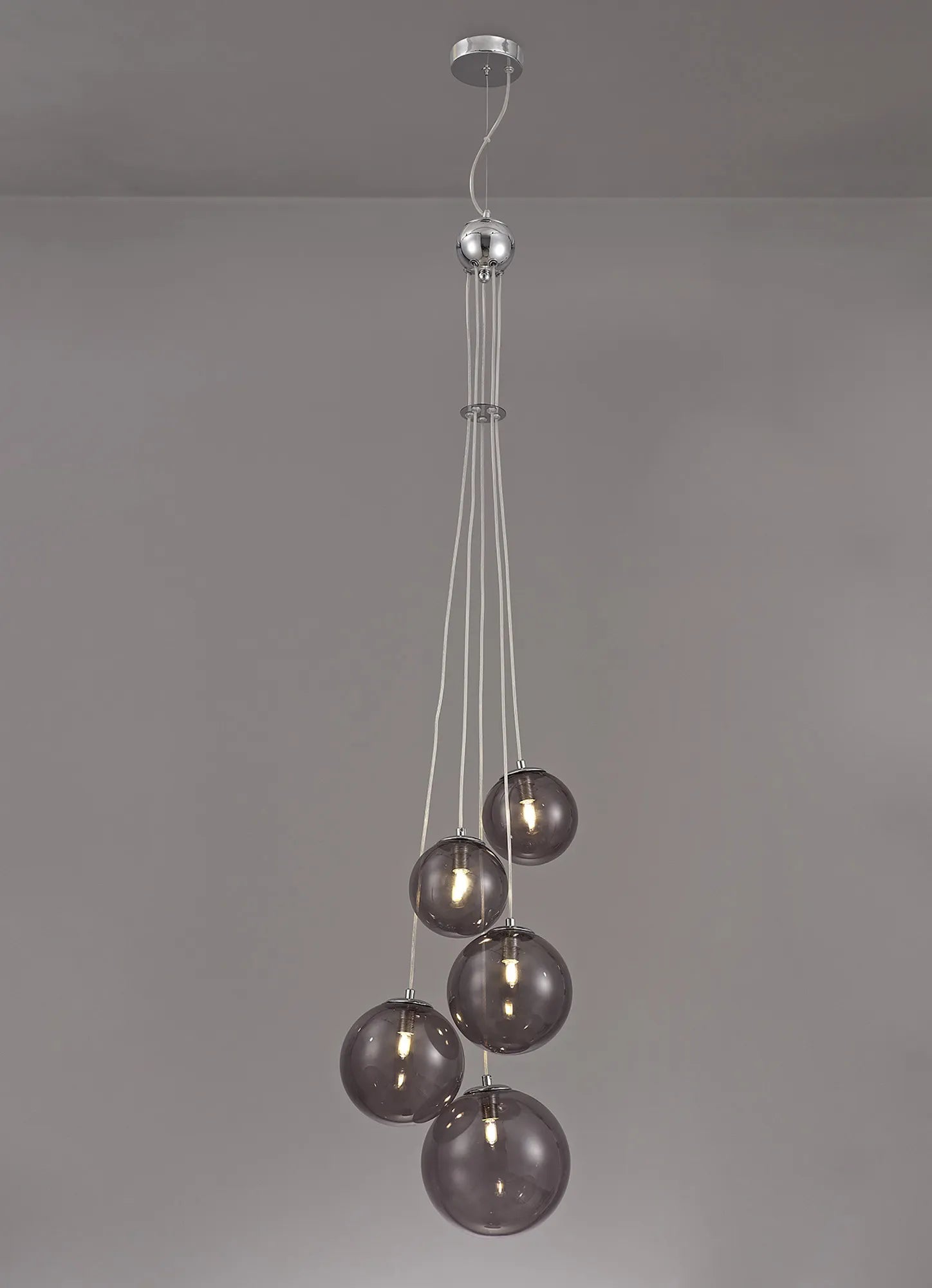 Modern Austin 5-Light Cluster Pendant with G9 Base - Elegant Ceiling Lighting for Dining Room, Kitchen Island, or Entryway