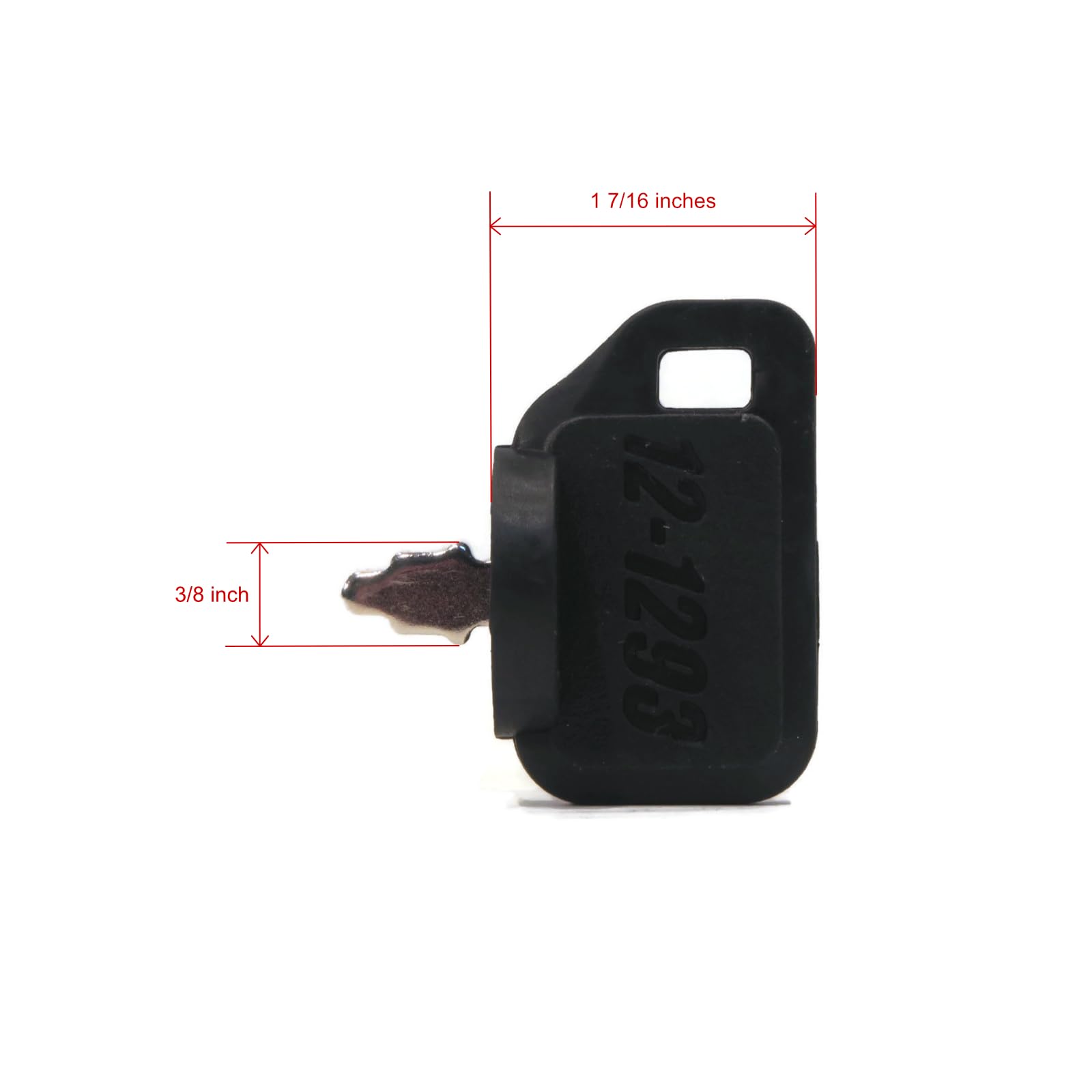 Replacement Ignition Key for 2010 Toro 74912 ZX4800 Zero Turn Mower - Compatible with Titan Series Riding Lawn Mowers - Perfect for Lawn Maintenance & Landscaping