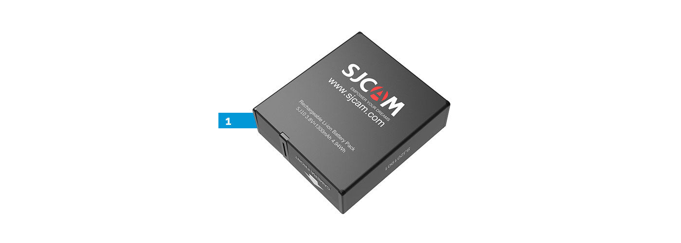 SJ10 Rechargeable Battery for SJCAM Action Camera - Long Lasting Power for Outdoor Adventures, Travel & Extreme Sports