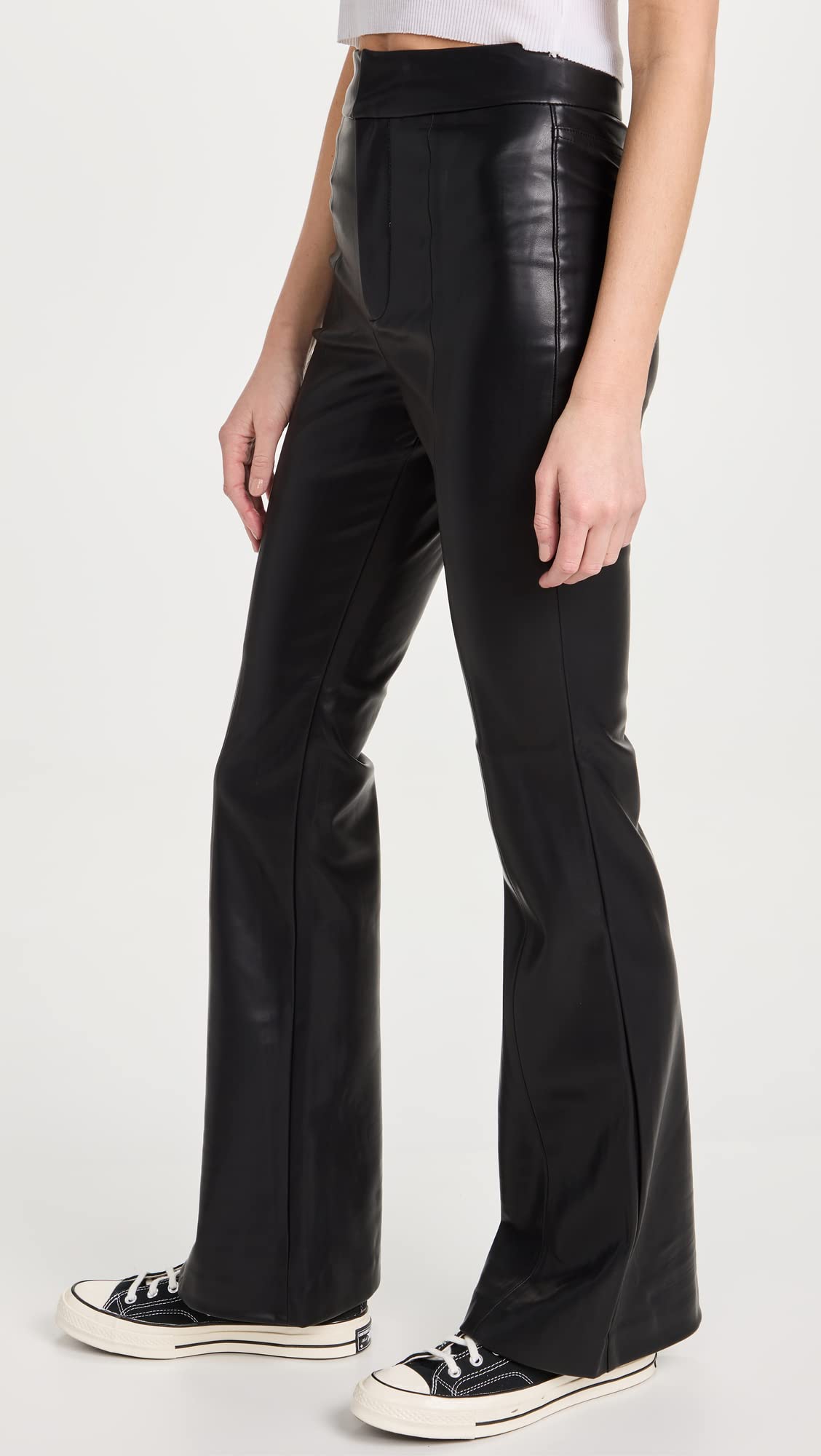 BLANKNYC Women's Vegan Leather High Waist Pants - Stylish & Comfortable for Work, Casual Outfits & Night Out