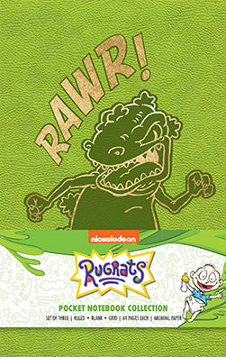 Rugrats Pocket Notebook Set of 3 - Cute Cartoon Design Mini Notepads for Kids & Adults - Perfect for School, Office, Travel & Gift Giving