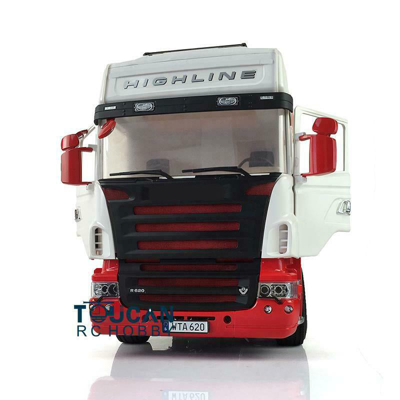 1/14 Scale RC Highline Tractor Truck Kit - 3 Axles 6x4 Model, Remote Controlled DIY Car with Motor | Perfect for Hobbyists, Collectors & Off-Road Racing Enthusiasts