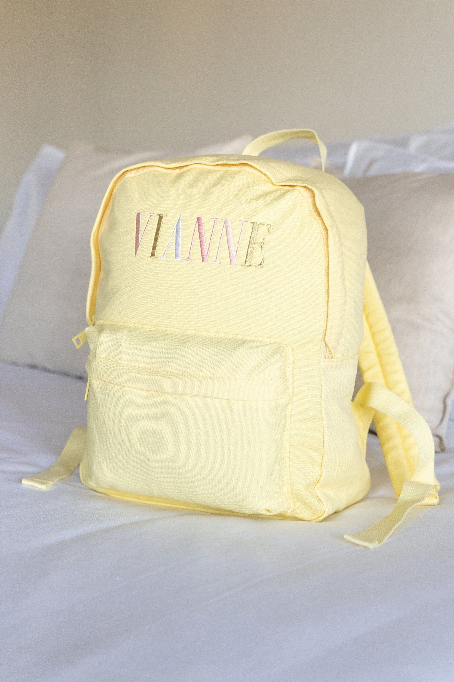 Personalized Kids Backpack for School - Custom Name Bambino Backpack for Boys & Girls - Durable Lightweight Bookbag for Travel, Daycare & Outdoor Adventures
