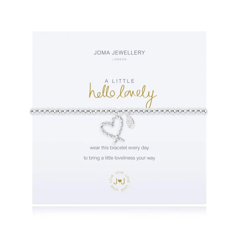 Joma Jewellery Bracelet - A Little Hello Lovely Charm Bracelet for Women | Perfect Gift for Birthday, Anniversary & Everyday Wear