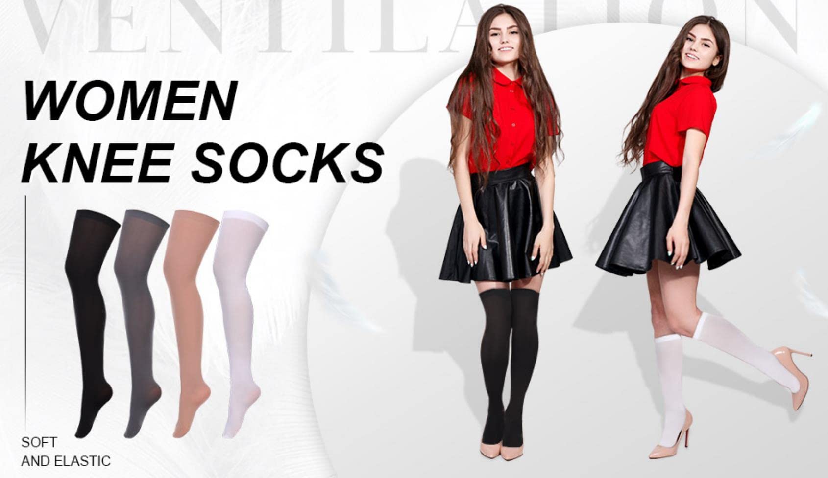 UPF 50+ Golf Socks for Women & Men - Breathable Cool Summer Sun Protection Thigh High Socks - Perfect for Golf, School, Daily Wear & Cosplay - Stay Cool & Protected in Hot Weather